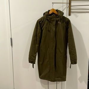 Rain deer military green rain jacket size S only $40!